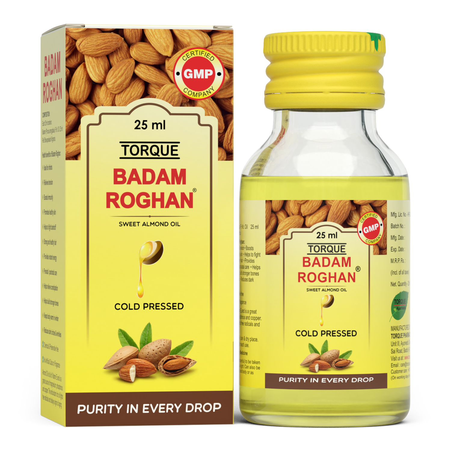 TORQUE BADAM ROGHAN OIL 25ML (A)